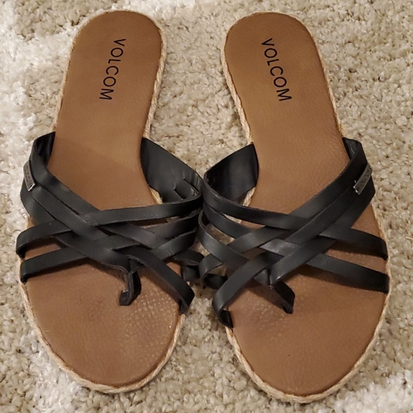 volcom strappy sandals
